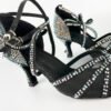 DANIRA Rhinestone Dance Heels – Black – Ballroom Elegance - Image 2