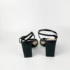 ZARLA Black Strappy Heels – Square Toe – Minimal Chic - Image 2
